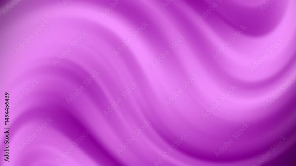 Poster a smooth, flowing purple abstract background with soft gradient waves and a silky texture, abstract 