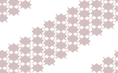 Geometric shapes in the form of rhombuses and triangles, located diagonally, form a seamless pattern for presentations, postcards, websites.