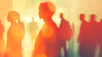 Business Collaboration and Teamwork in Modern Office Setting