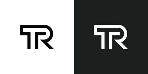 Letter TR Logo Design