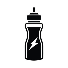 Sports Drink Bottle Electrolyte Icon Vector