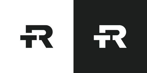Letter TR Logo Design