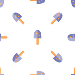Seamless Pattern of Summer Treats: Colorful Popsicle Design on White Background