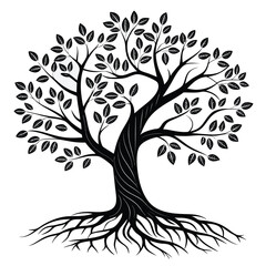 Obraz premium tree with roots