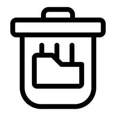 Fototapeta premium Trash folder icon