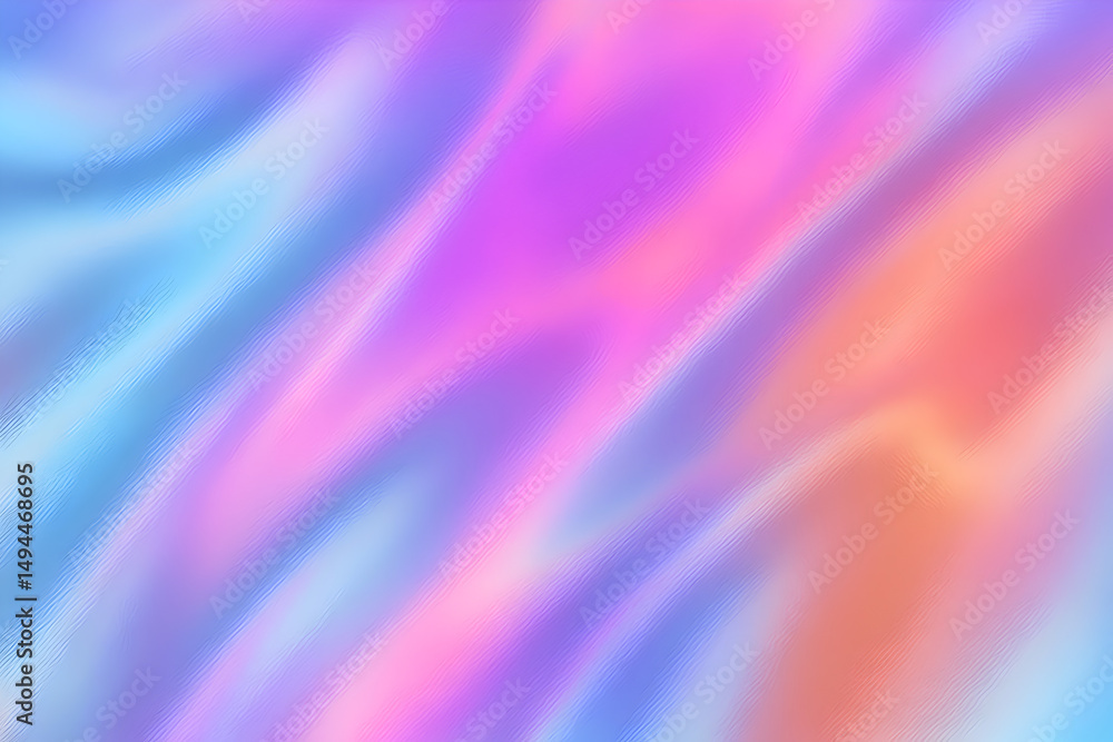 Poster colorful abstract aurora: a mesmerizing dance of soft and bright colors, forming an aurora-like abst
