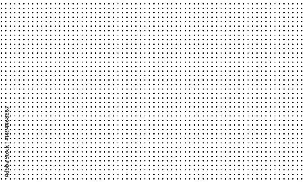Aufkleber abstract black polka dot grid pattern.