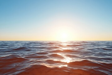 Obraz premium Ocean sunset horizon scene