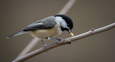 Carolina Chickadee on Branch