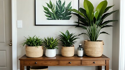plant in the living room