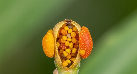 Macro Photography of Flower's Pollen Sac