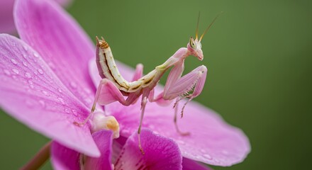 Pink Orchid Mantis: A Delicate Dance of Nature