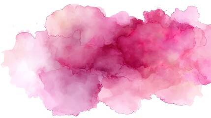 Fototapeta premium Soft pink watercolor blend, a delicate dance of hues, embodying serene artistic minimalism