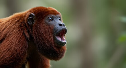 A Stunning Portrait of a Howler Monkey
