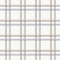 Classic retro checkered pattern. Lilac, beige lines on a milky background.