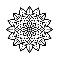 Fototapeta premium Abstract floral vector design with a seamless flower pattern, showcasing nature-inspired floral art for decoration