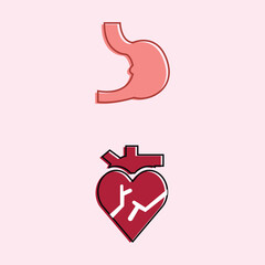 Human Internal Organs Icon Set