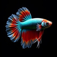 Fototapeta premium siamese aquarium fighting fish image