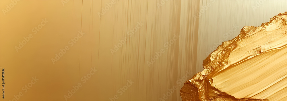 Poster abstract gold texture background with metallic effect and textured layered design for luxury and ele