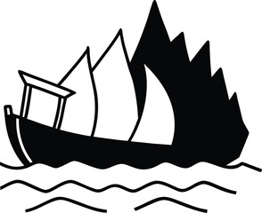sailing ship on the sea