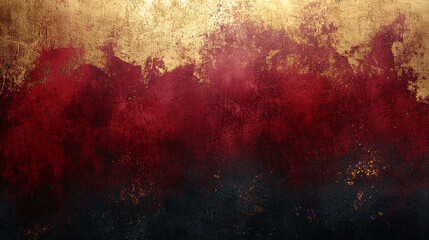 With Grainy And Maroon Deep Monochrome Gold Background