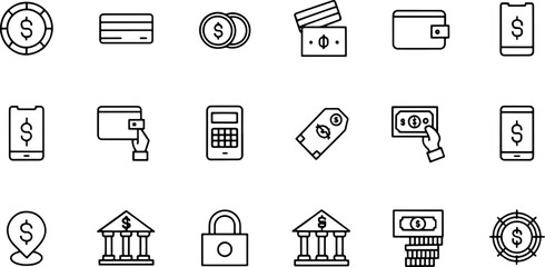 payment linear icon set payment options payment (2).eps