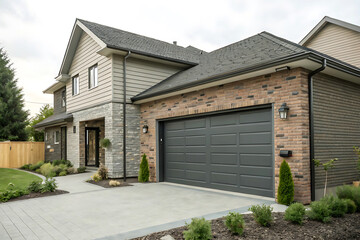 Stunning Modern Farmhouse Exterior Elegant White Board and Batten Home