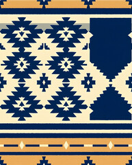 Refined Bedouin Sadu-inspired pattern with diamond motifs and cultural elegance. 