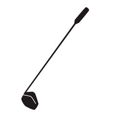 set of an Sport Golf Stick Equipment Illustration
