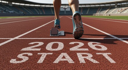 New beginning 2026 goal plan sport ambition athlete focus race discipline strategy fitness challenge success training opportunity preparation journey inspiration motivation