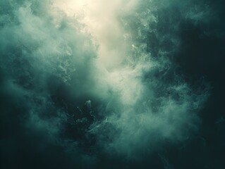 Mysterious Smoke on Dark Background