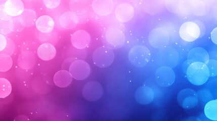Abstract bokeh background with pink and blue out-of-focus lights, creating a dreamy, soft gradient effect