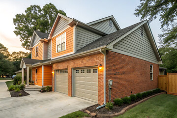 Stunning Modern Farmhouse Exterior Elegant White Board and Batten Home