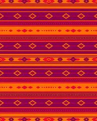 Sunset-inspired Bedouin Sadu design featuring bold symmetry, stripe motifs, cultural warmth. 
