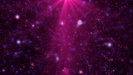 An Abstract Glitter background. Particles moving downward background. Dust light shines particles moving bokeh. Abstract Particle for Award, Luxury, celebration, and New Year.