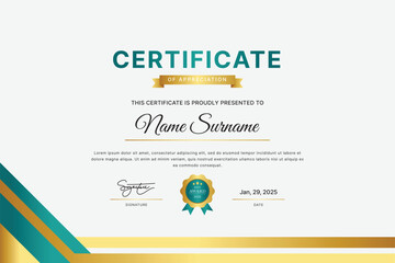 Certificate Template Design