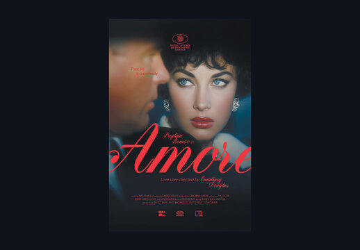 Drama Film Poster Mockup