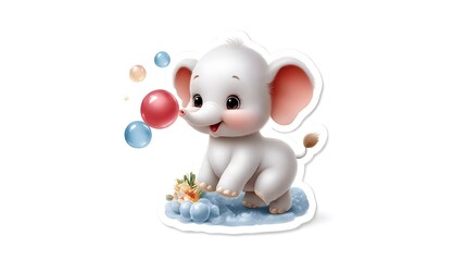 Fototapeta premium easter bunny with easter egg