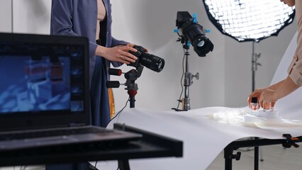 Professional Product Photography in Studio with Advanced Equipment