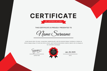 Certificate Template Design