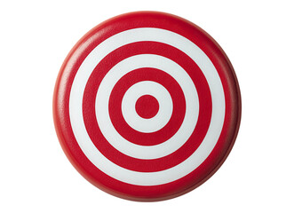 3D rendered bullseye sticker