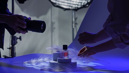 Professional Product Photography Setup for Perfume Photography © kinomaster