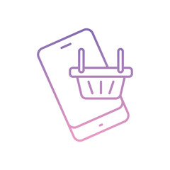 Ecommerce Icon vector stock illustration
