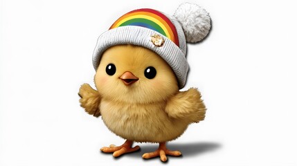 easter chick with egg