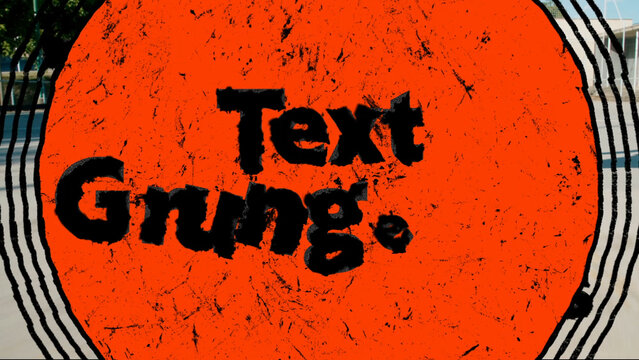 Text Grunge Transition 01