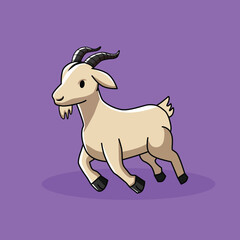 Trendy Goat for Islamic Eid Al-Adha Celebration