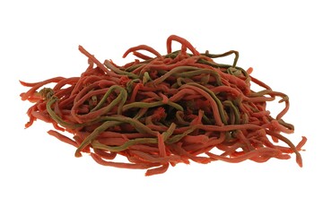 Fototapeta premium Pile of red and green seaweed