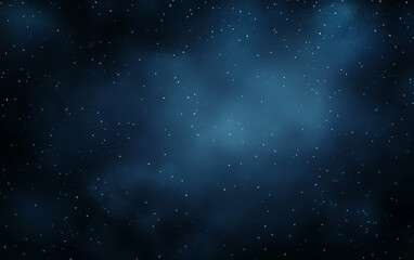 Night sky filled with stars and atmospheric clouds over a serene landscape