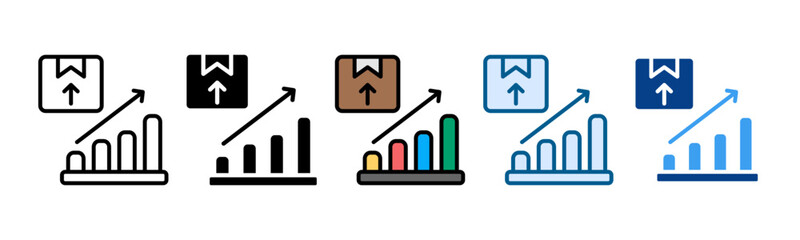 Sales Order Icon Set Multiple Style Collection