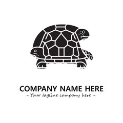 Turtle logo design vector illustration